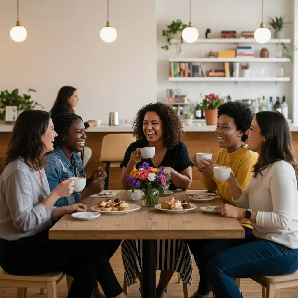 Women chatting